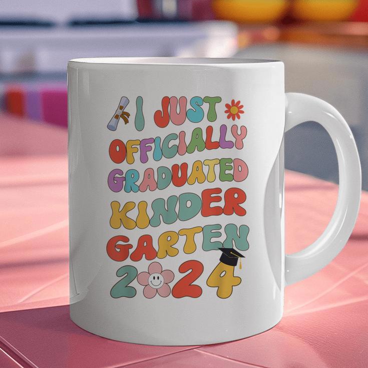 I Officially Graduated Kindergarten Graduation Class 2024 Graphic Print Coffee Mug