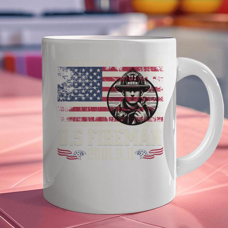 In Order To Remember 911 In Memory And Honor Of Firefighters Graphic Print Coffee Mug In Order To Remember 911 In Memory And Honor Of Firefighters Graphic Print Coffee Mug