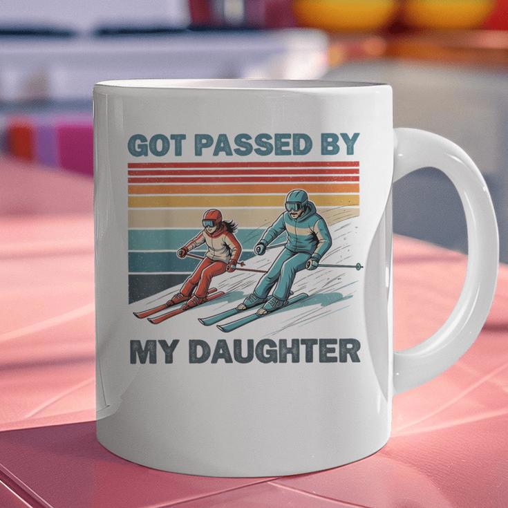 Got Passed By My Daughter Skiing Dad Graphic Print Coffee Mug