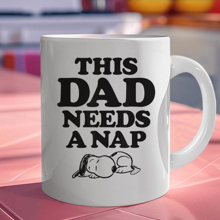 Peanuts This Dad Needs A Nap Graphic Print Coffee Mug