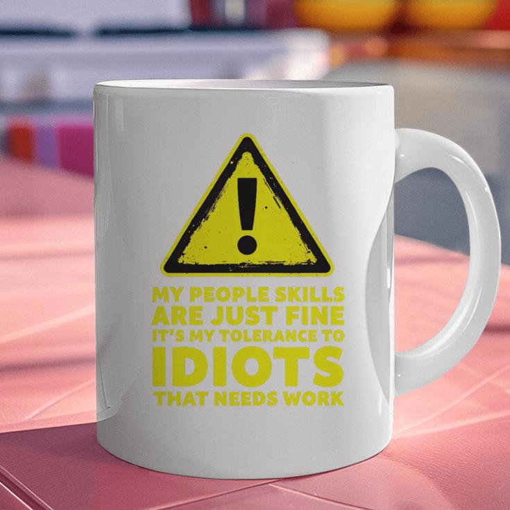 My People Skills Are Just Fine Sarcastic Introvert Premium Tri-Blend Graphic Print Coffee Mug My People Skills Are Just Fine Sarcastic Introvert Premium Tri-Blend Graphic Print Coffee Mug