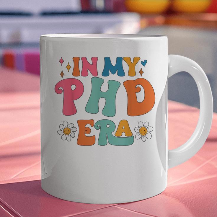 In My Phd Era Groovy Phd Graduation Future Doctor Graphic Print Coffee Mug