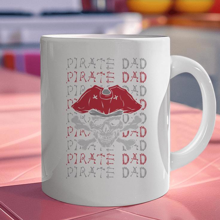 Pirate Dad Skull And Crossbones Tampa Gasparilla Captain Graphic Print Coffee Mug
