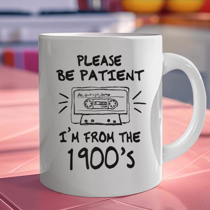Please Be-Patient I'm From The 1900s Retro Cassette Tape Graphic Print Coffee Mug Please Be-Patient I'm From The 1900s Retro Cassette Tape Graphic Print Coffee Mug