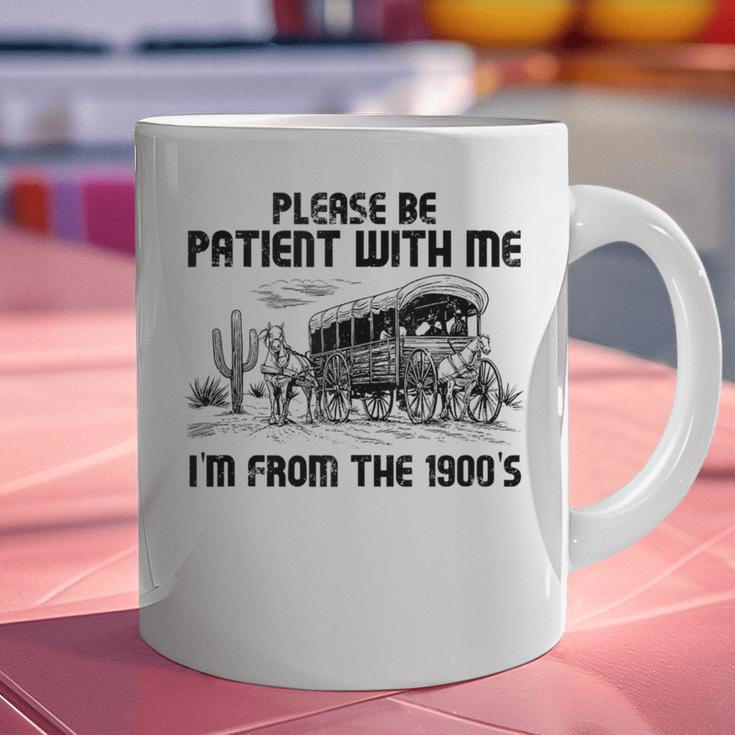 Please Patience I'm From The 1900s Vintage Western Graphic Print Coffee Mug