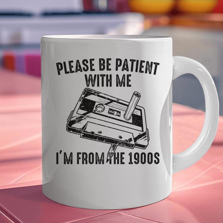 Please Be Patient With Me I'm From The 1900s Cassette Pencil Premium Graphic Print Coffee Mug Please Be Patient With Me I'm From The 1900s Cassette Pencil Premium Graphic Print Coffee Mug