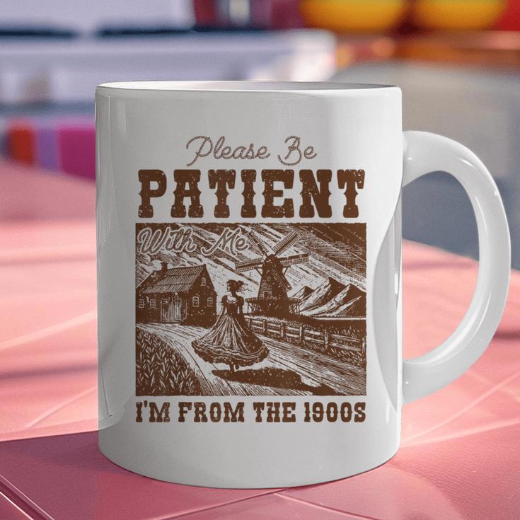 Please Be Patient With Me I'm From The 1900s Country Girl Graphic Print Coffee Mug