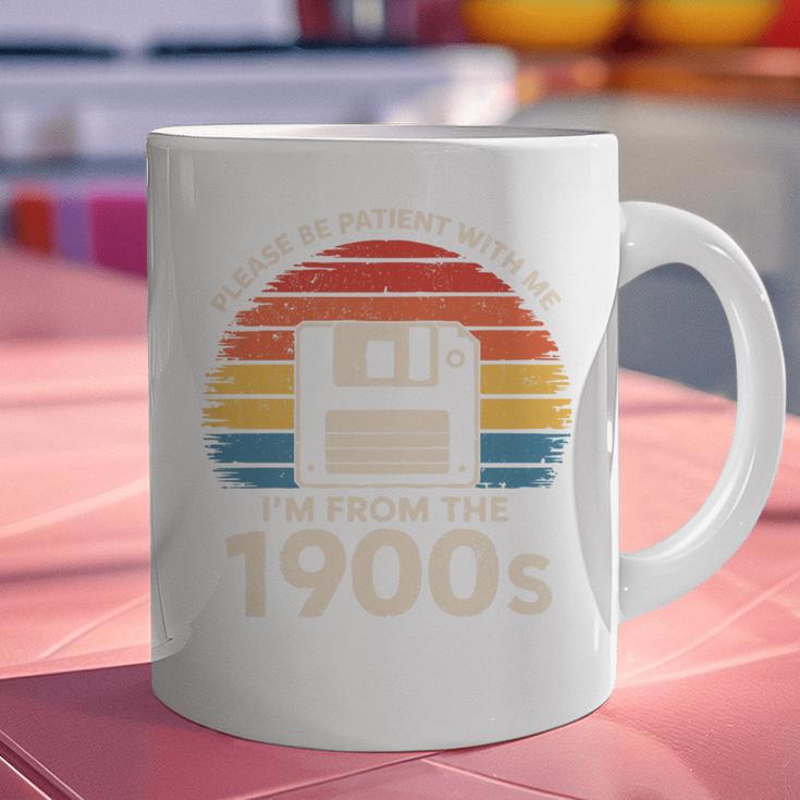 Please Be Patient With Me I'm From The 1900s Floppy Disk Premium Tri-Blend Graphic Print Coffee Mug