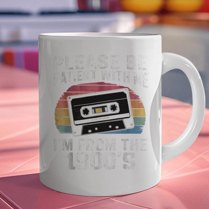 Please Be Patient With Me I'm From The 1900s Retro 90s Graphic Print Coffee Mug