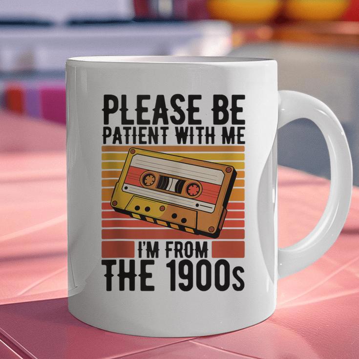 Please Be Patient With Me I'm From The 1900s Retro Birthday Graphic Print Coffee Mug
