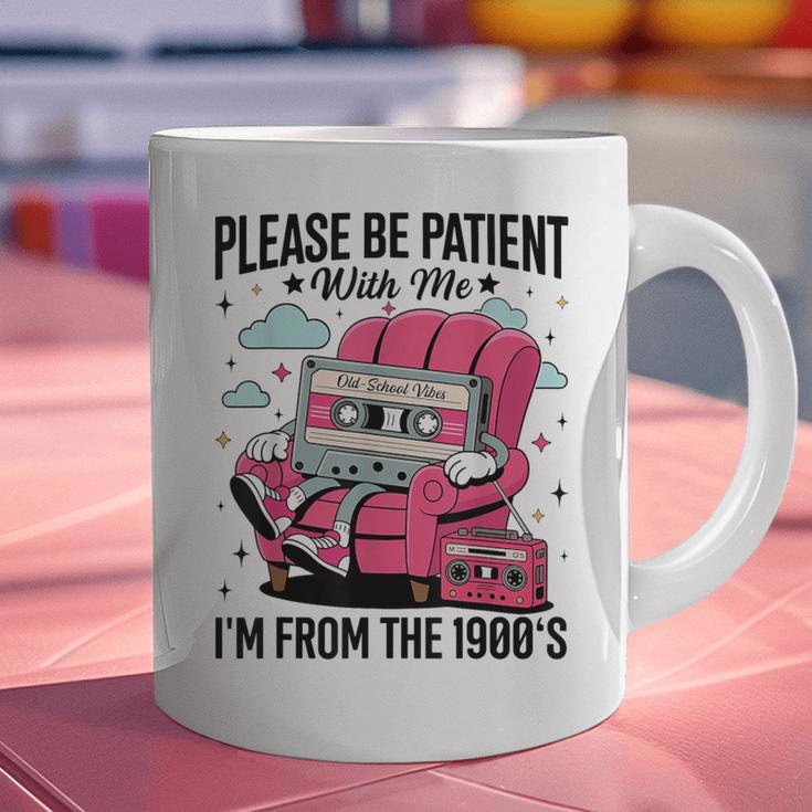 Please Be Patient I'm From The 1900s Retro Cassette Graphic Print Coffee Mug