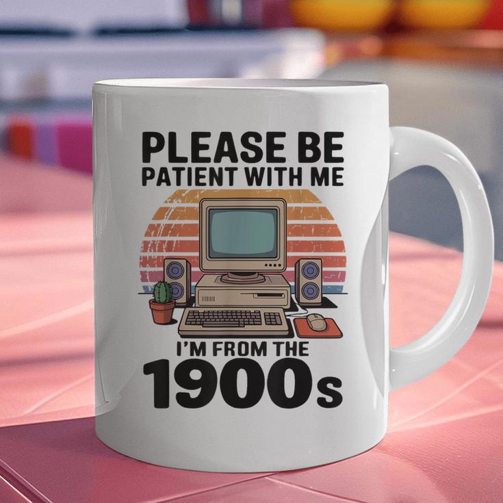 Please Be Patient I'm From The 1900s Retro Computer Geek Graphic Print Coffee Mug Please Be Patient I'm From The 1900s Retro Computer Geek Graphic Print Coffee Mug