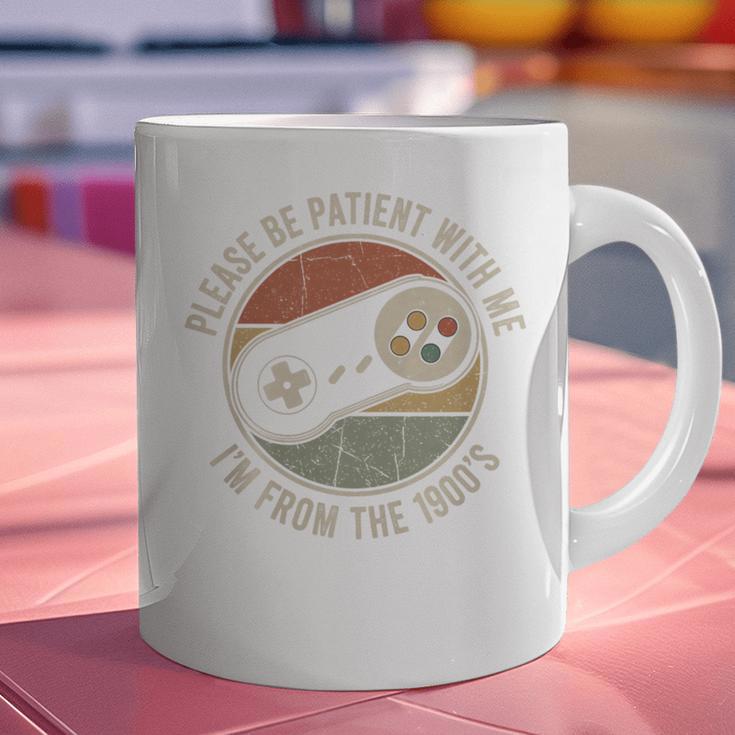 Please Be Patient With Me I'm From The 1900s Retro Gamer Premium Tri-Blend Graphic Print Coffee Mug Please Be Patient With Me I'm From The 1900s Retro Gamer Premium Tri-Blend Graphic Print Coffee Mug