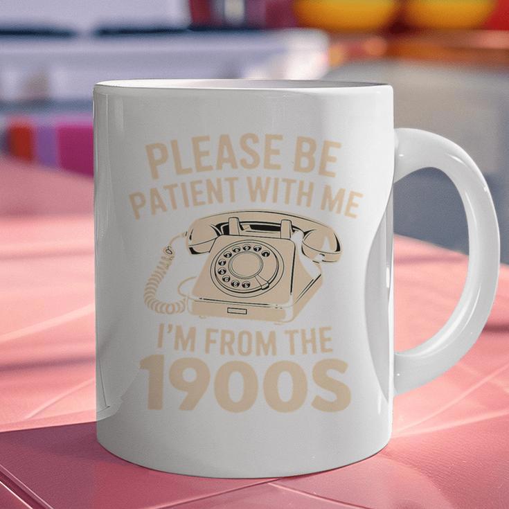 Please Be Patient With Me I'm From The 1900s Retro Humor Premium Tri-Blend Graphic Print Coffee Mug Please Be Patient With Me I'm From The 1900s Retro Humor Premium Tri-Blend Graphic Print Coffee Mug