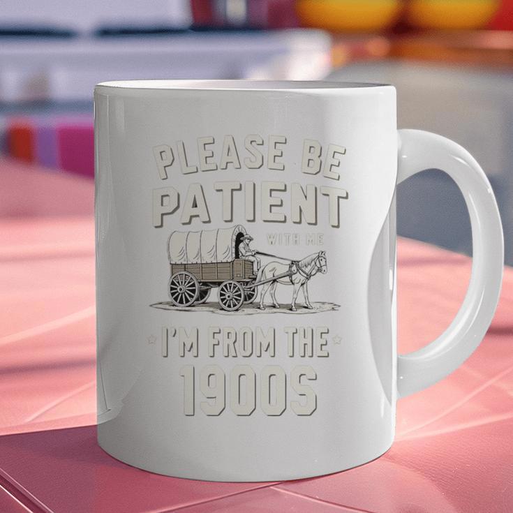 Please Be Patient I'm From The 1900s Retro Premium Tri-Blend Graphic Print Coffee Mug