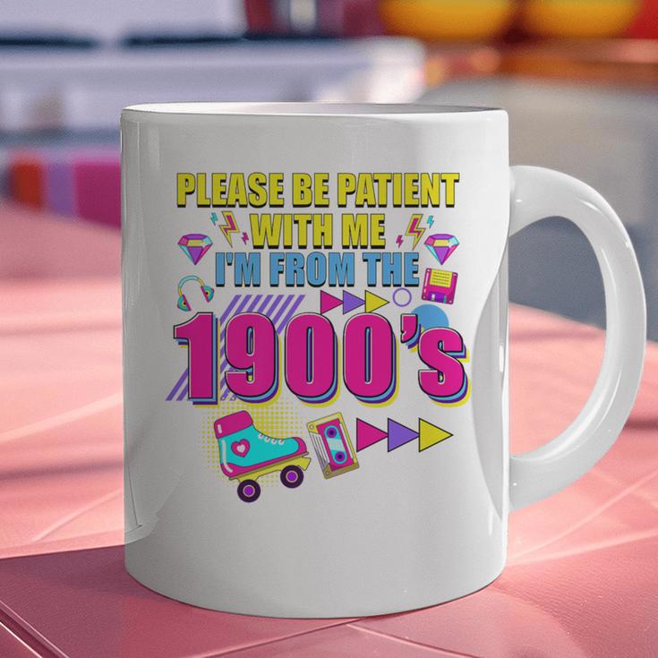 Please Be Patient With Me I'm From The 1900s Retro Vibes Premium Graphic Print Coffee Mug