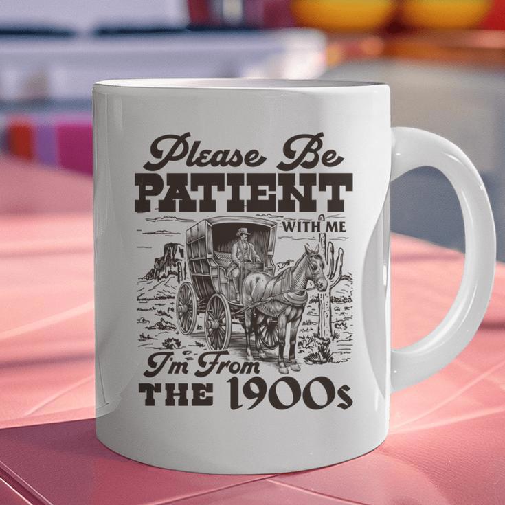 Please Be Patient I'm From The 1900s Retro Vintage Theme Graphic Print Coffee Mug