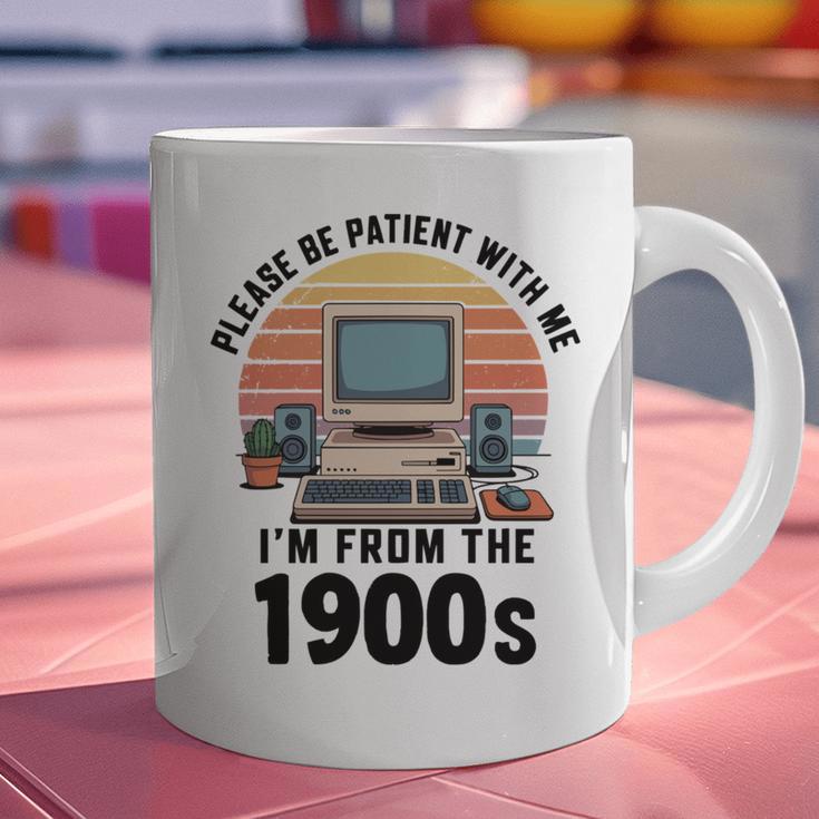 Please Be Patient I'm From The 1900s Retro Vintage Computer Graphic Print Coffee Mug