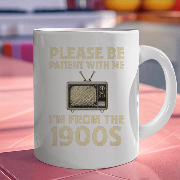 Please Be Patient With Me I'm From The 1900s Television Set Premium Graphic Print Coffee Mug Please Be Patient With Me I'm From The 1900s Television Set Premium Graphic Print Coffee Mug