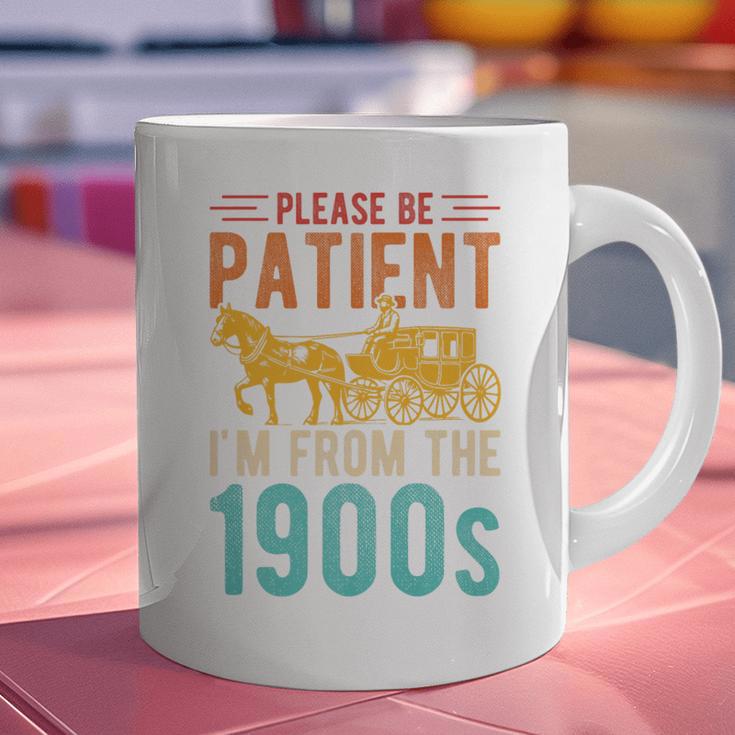 PLEASE BE PATIENT I'M FROM THE 1900s Vintage 1900s 90s Premium Graphic Print Coffee Mug