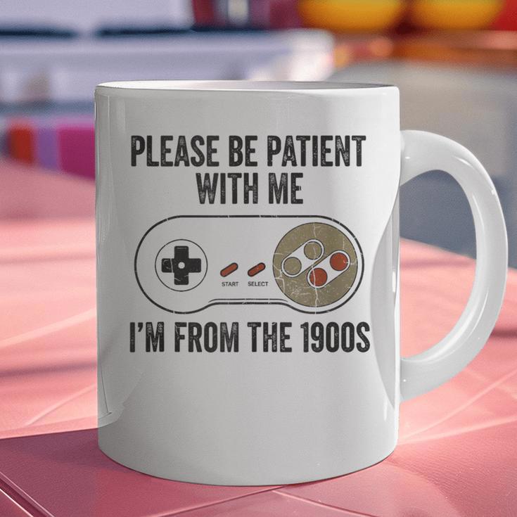 Please Be Patient With Me I'm From The 1900s Vintage Gamer Graphic Print Coffee Mug Please Be Patient With Me I'm From The 1900s Vintage Gamer Graphic Print Coffee Mug