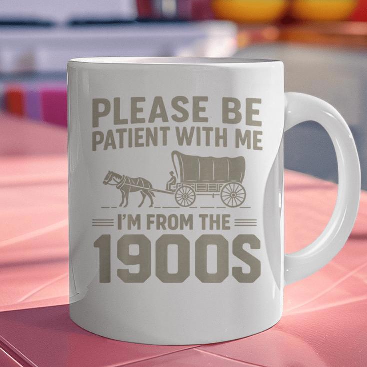 Please Be Patient I'm From The 1900s Vintage Over The Hill Premium Tri-Blend Graphic Print Coffee Mug