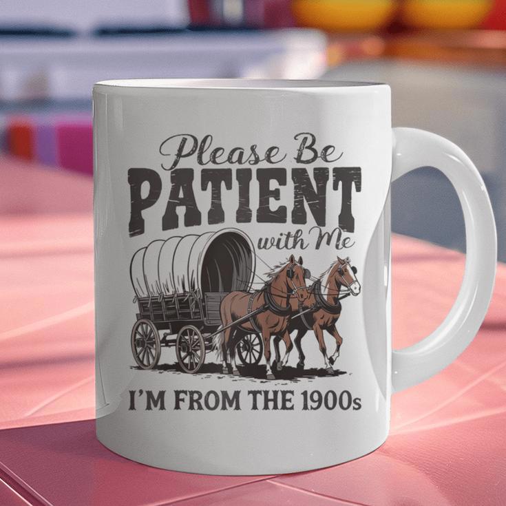 Please Be Patient With Me I'm From The 1900s Vintage Raglan Baseball Tee Graphic Print Coffee Mug Please Be Patient With Me I'm From The 1900s Vintage Raglan Baseball Tee Graphic Print Coffee Mug
