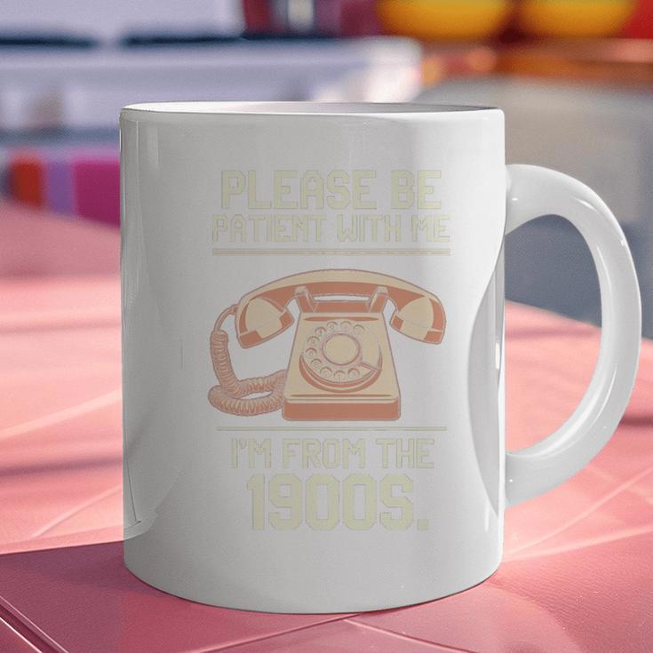 Please Be Patient With Me I'm From The 1900s Vintage Retro Premium Tri-Blend Graphic Print Coffee Mug Please Be Patient With Me I'm From The 1900s Vintage Retro Premium Tri-Blend Graphic Print Coffee Mug