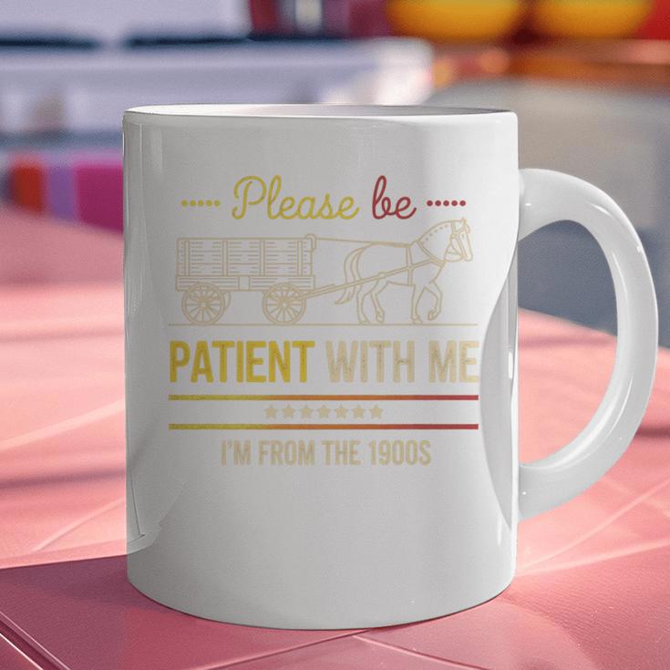 Please Be Patient With Me I'm From The 1900s Vintage Sarcasm Premium Graphic Print Coffee Mug