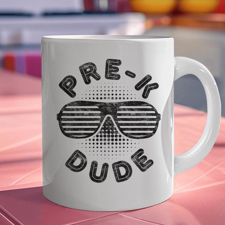 Pre-K Dude Shirt Boy Girl Graduation Back To School Graphic Print Coffee Mug