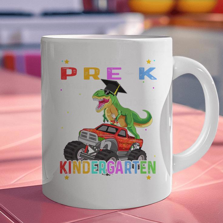 Pre k Graduation 2025 Pre-k Kindergarten Graduate Dinosaur Premium Tri-Blend Graphic Print Coffee Mug