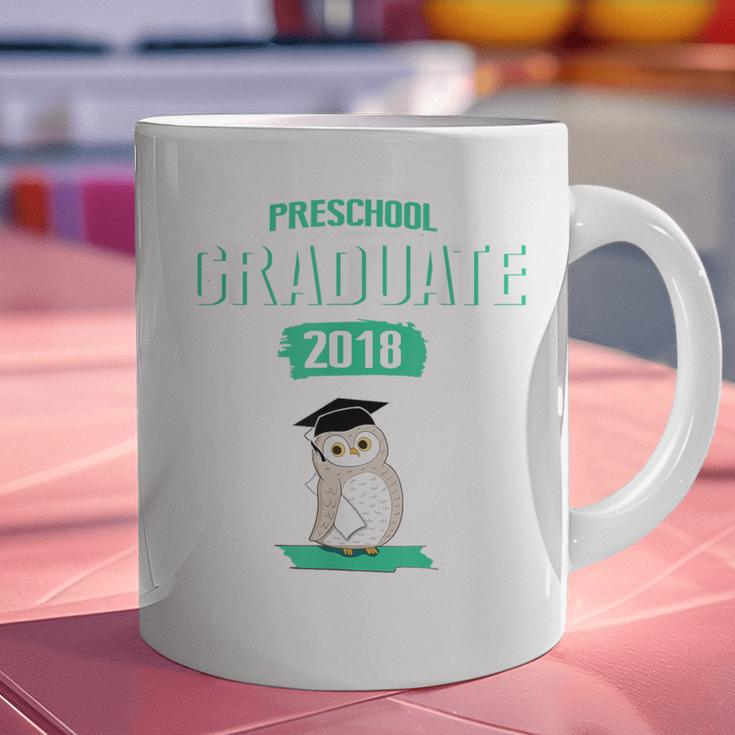 Pre K Graduation Shirt Cute Graduate 2018 Wise Owl Graphic Print Coffee Mug