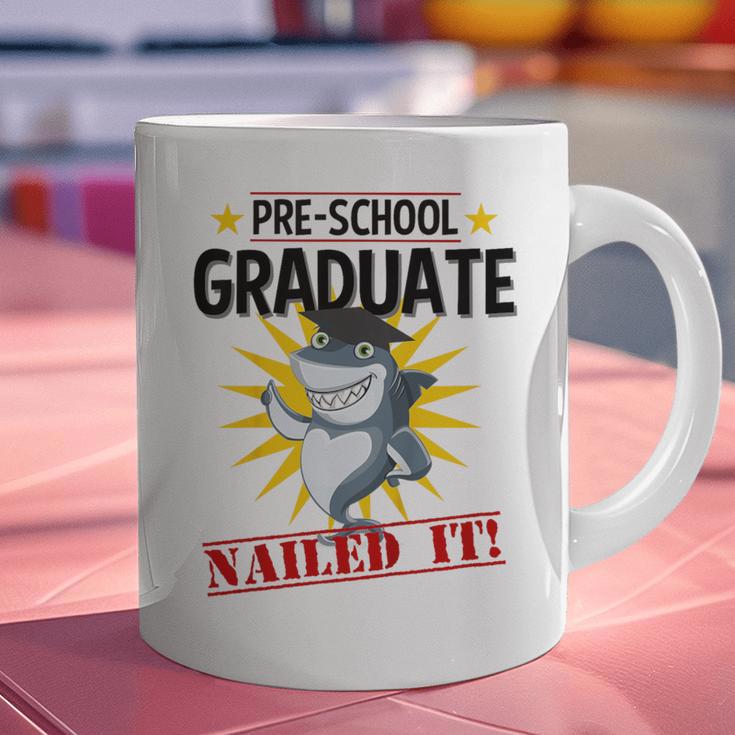 Pre K Nailed It Shirt 2019 Shark Graduation TShirt Graphic Print Coffee Mug