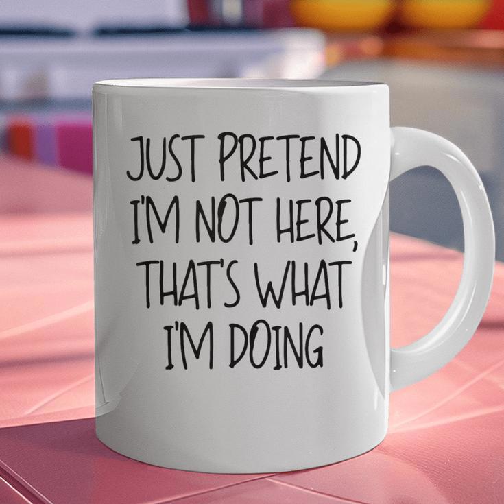 Pretend Introvert Introverted Apparel Graphic Print Coffee Mug Pretend Introvert Introverted Apparel Graphic Print Coffee Mug