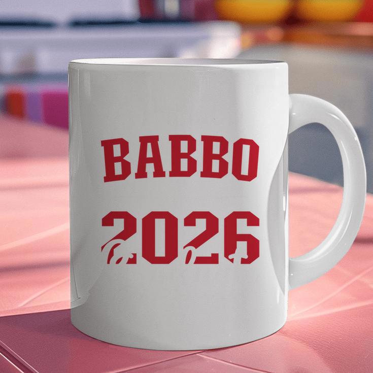 Proud Babbo Of a Class Of 2026 Graduate For Graduation Graphic Print Coffee Mug