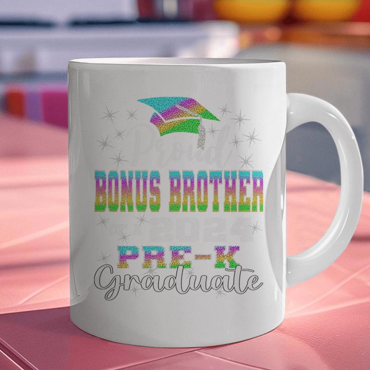 Proud Bonus Brother Of PreK School Graduate 2024 Graduation Premium Graphic Print Coffee Mug