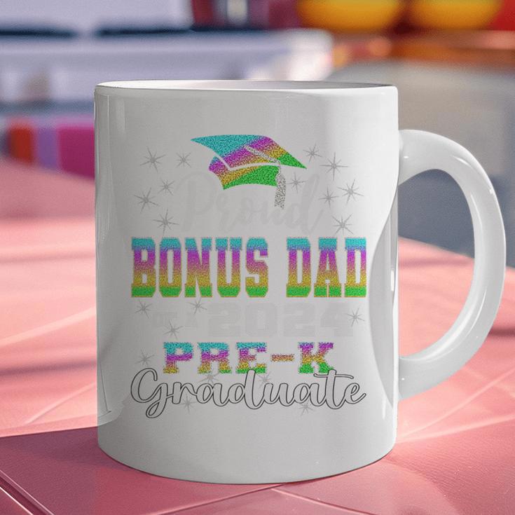 Proud Bonus Dad Of PreK School Graduate 2024 Graduation Premium Graphic Print Coffee Mug