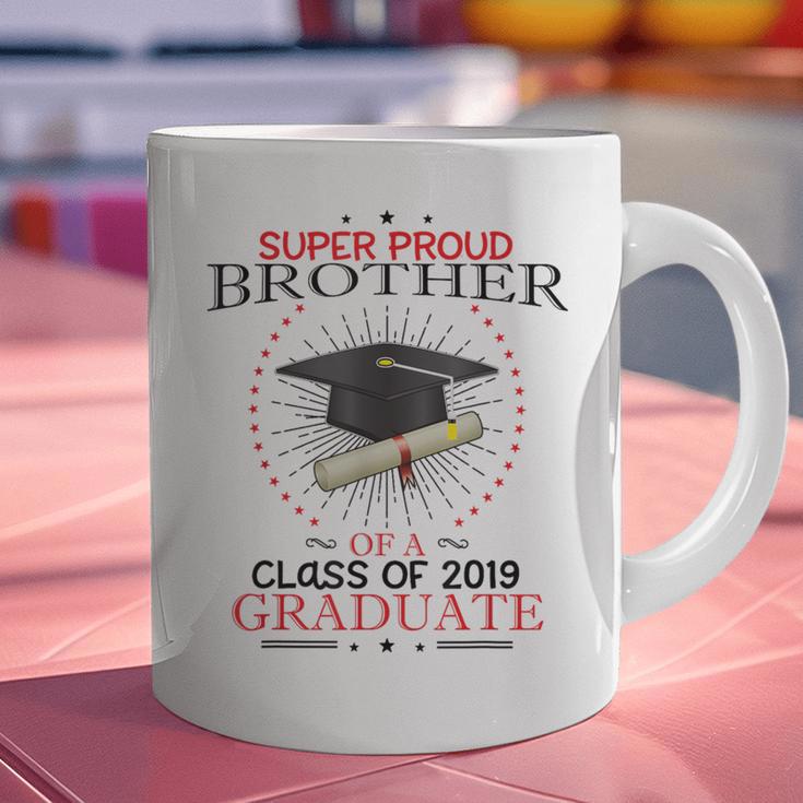 Proud Brother The Class Of 2019 Graduate Graduation Shirt Graphic Print Coffee Mug