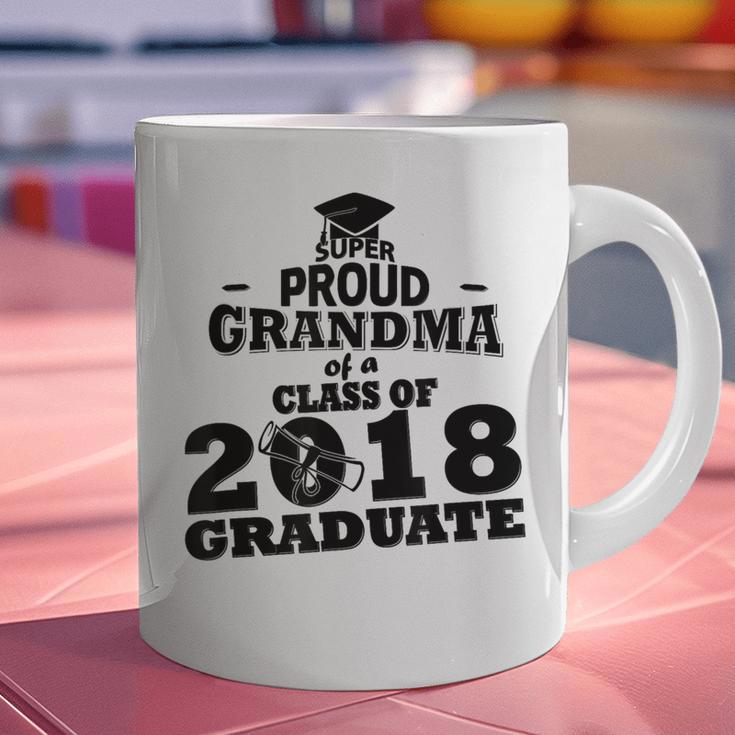 Proud Grandma Of A Class Of 2018 Tee Graduate Graduation Z1 Graphic Print Coffee Mug