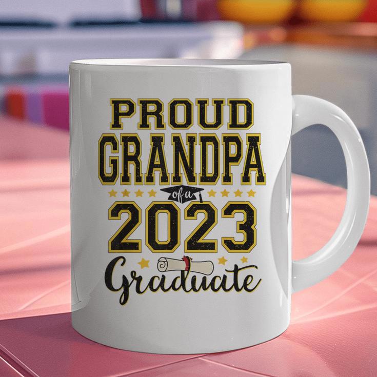 Proud Grandpa Of A 2023 Graduate Graduation Graphic Print Coffee Mug