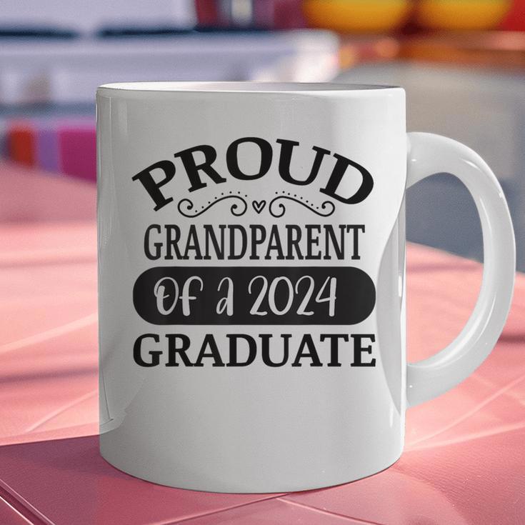 Proud Grandparent Of A Class Of 2024 Graduate Graduation Graphic Print Coffee Mug