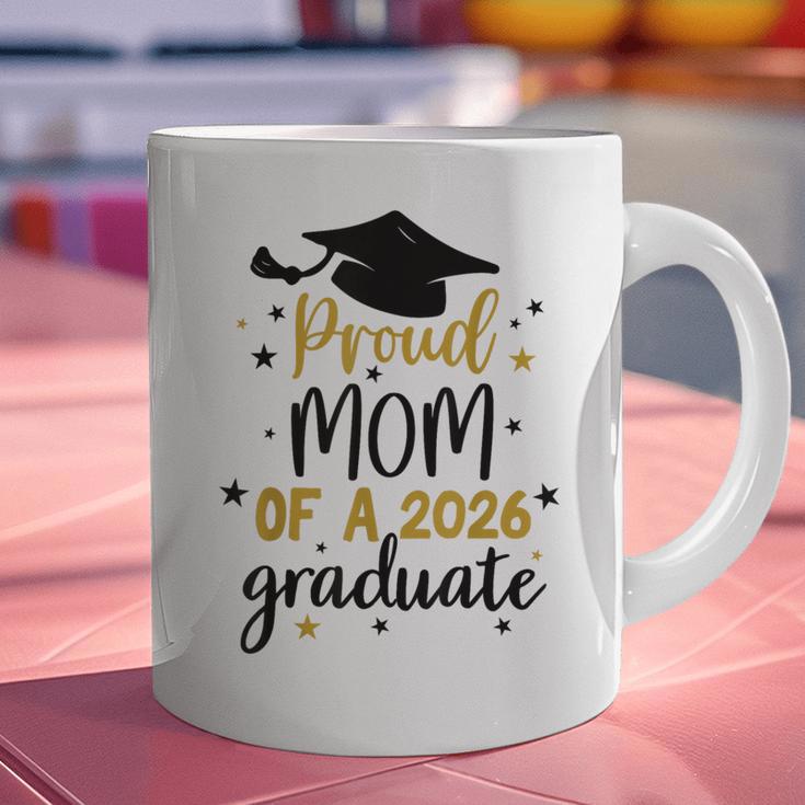 Proud Mom Of A Class Of 2026 Graduate Senior Graduation 2026 Graphic Print Coffee Mug