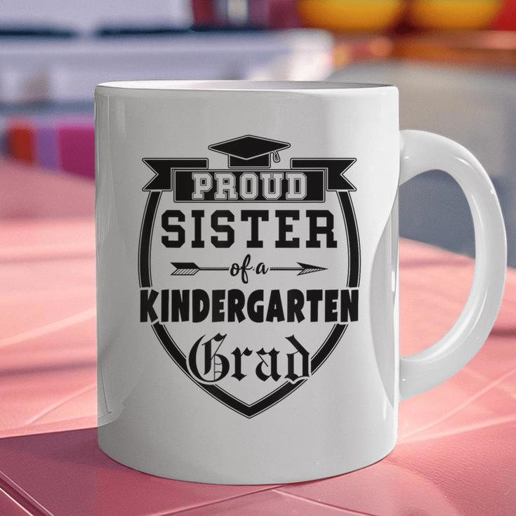Proud Sister Of a Kindergarten Grad Graduation Shirt Graphic Print Coffee Mug