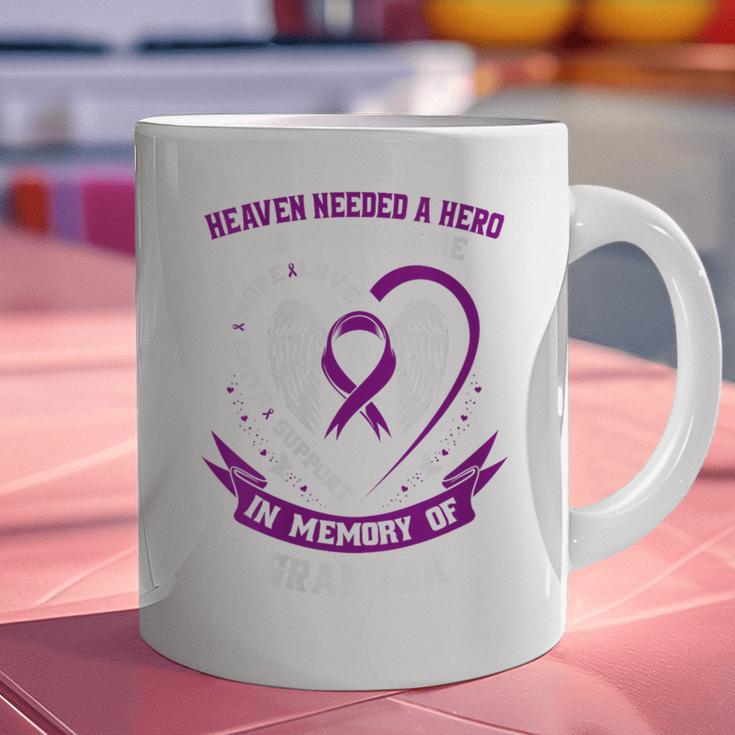 Purple Epilepsy Awareness Day Month In Memory Of Grandma Graphic Print Coffee Mug