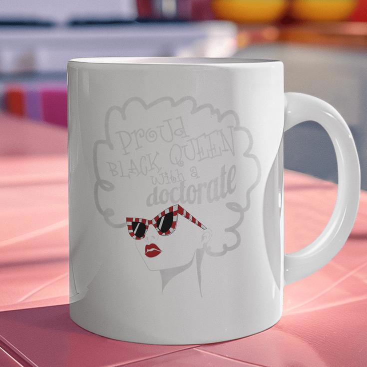 Queen PhD Doctorate Degree Graduation EdD PsyD Premium Tri-Blend Graphic Print Coffee Mug