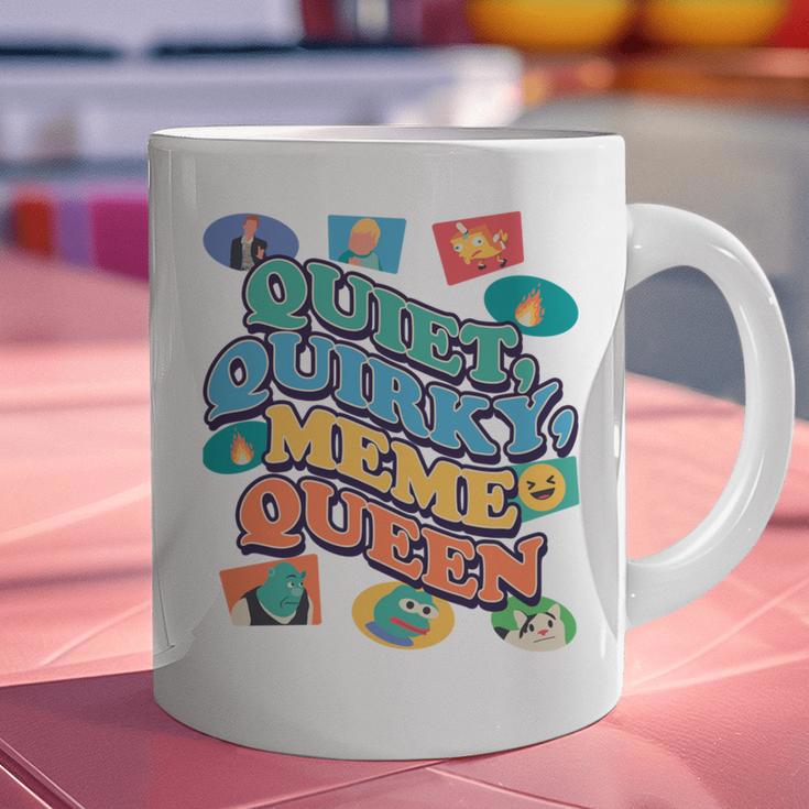 Quiet Quirky Meme Queen Introvert Anti People Meme Lovers Graphic Print Coffee Mug Quiet Quirky Meme Queen Introvert Anti People Meme Lovers Graphic Print Coffee Mug