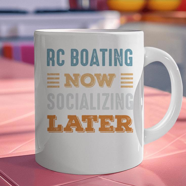 RC Boating Now Minimal Socializing Introvert Vintage Graphic Print Coffee Mug RC Boating Now Minimal Socializing Introvert Vintage Graphic Print Coffee Mug