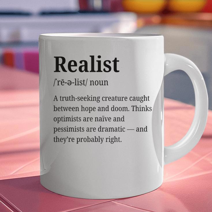 Realist Definition For Introverts Honest Personality Graphic Print Coffee Mug