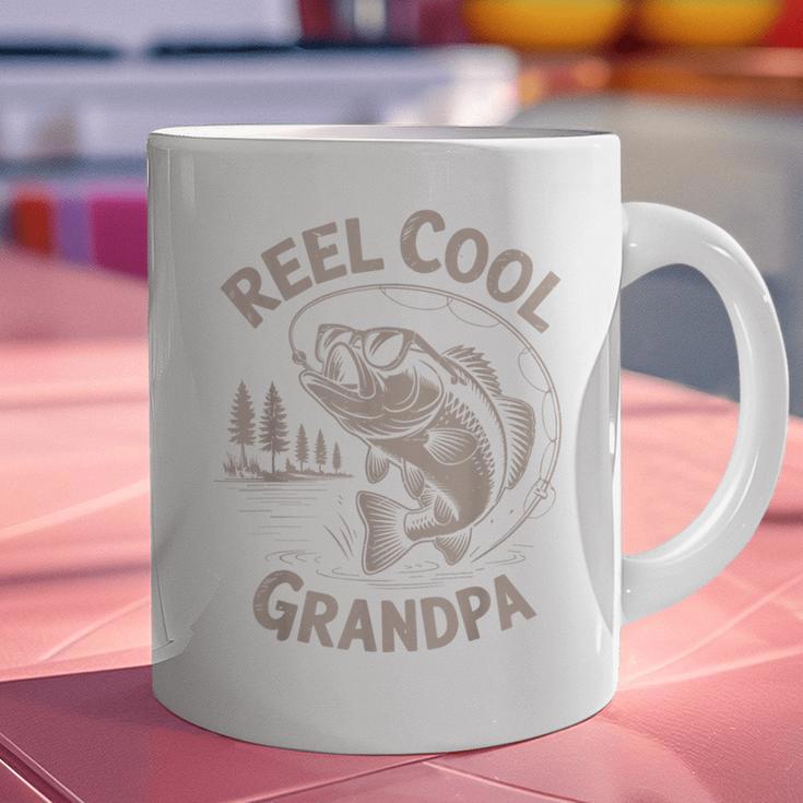 Reel Cool Great Grandpa Step Dad Fishing Father Day Graphic Print Coffee Mug Reel Cool Great Grandpa Step Dad Fishing Father Day Graphic Print Coffee Mug