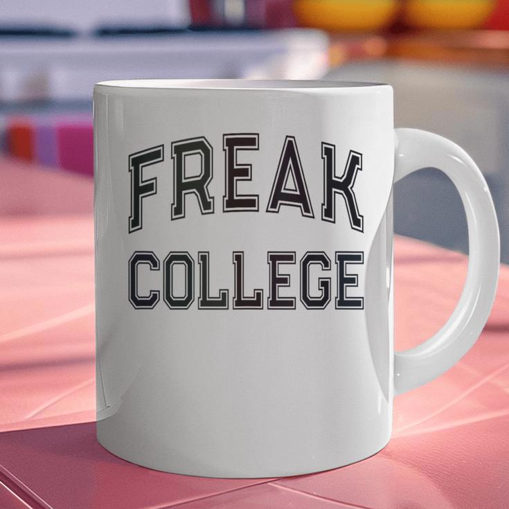 Retro Anti Social FREAK COLLEGE Introvert Stay Away From Me Graphic Print Coffee Mug